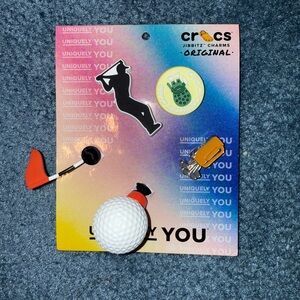 NWT Crocs Golf Jibbitz
